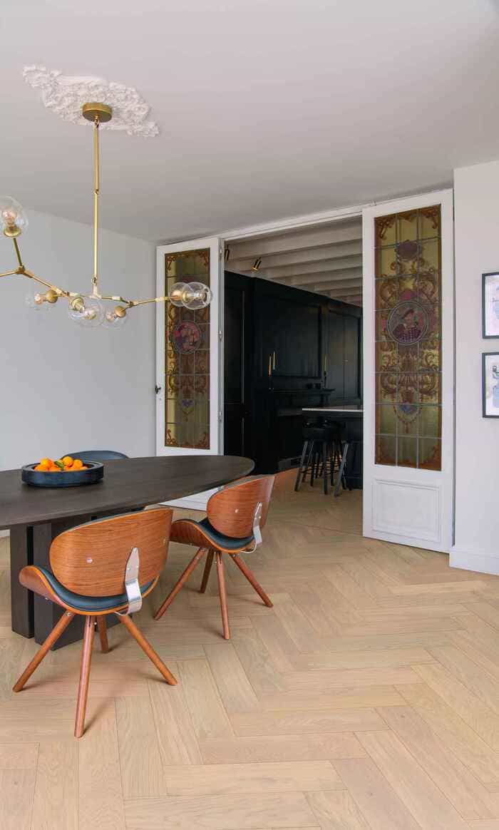 Parquet de madera en vivienda